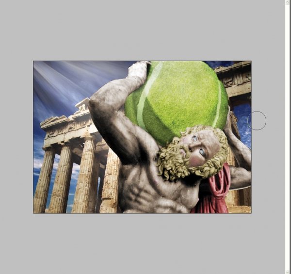 Creation of Atlas and the Tennis Ball: Step 20